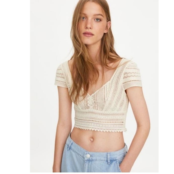 Zara Tops - Zara Crochet Top